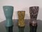 Lava Ceramic Vases from Scheurich, 1970s, Set of 3, Image 1