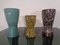 Lava Keramik Vasen von Scheurich, 1970er, 3er Set 1