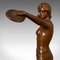 Vintage Art Deco French Bronze Female Figure Statuette, 1930s 8