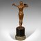 Französische Vintage Art Deco Statuette aus Bronze, 1930er 6