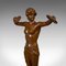 Französische Vintage Art Deco Statuette aus Bronze, 1930er 7
