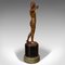 Französische Vintage Art Deco Statuette aus Bronze, 1930er 5