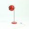 The Eye Table Lamp in Red Metal from Elektrofém, Hungary, 1960s 5