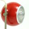 The Eye Table Lamp in Red Metal from Elektrofém, Hungary, 1960s 2