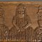 Vintage Asian Hand Carved Hardwood Tribal Scene Plaque, 1920s 5