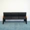 Vintage Modern Black Eco-Leather 3-Seat & 2-Seat Sofas from Throna, 1970s, Set of 2 4