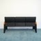 Vintage Modern Black Eco-Leather 3-Seat & 2-Seat Sofas from Throna, 1970s, Set of 2, Image 4