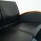 Vintage Modern Black Eco-Leather 3-Seat & 2-Seat Sofas from Throna, 1970s, Set of 2 12