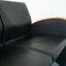 Vintage Modern Black Eco-Leather 3-Seat & 2-Seat Sofas from Throna, 1970s, Set of 2, Image 12