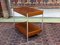 Mahogany and Aluminum Side Table, 1970s 5