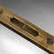 Small Vintage English Rosewood and Brass Spirit Level from E. Preston & Sons, 1930s 8