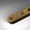 Small Vintage English Rosewood and Brass Spirit Level from E. Preston & Sons, 1930s 7