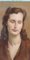 Oil on Canvas Portrait of Adrienne by Alfons Verheyen, 1940s 6
