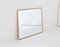 Mid-Century Italian Trapezoidal Ash Mirror, 1950s 3