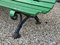 Vintage Cast Iron Garden Bench 12