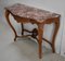 19th Century Louis XV Style Blonde Walnut Console Table, Image 1