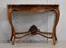 19th Century Louis XV Style Blonde Walnut Console Table 21