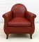 Leather Model Lyra Lounge Chairs by Renzo Frau for Poltrona Frau, 1930s, Set of 2 3