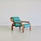 Green Leather Armchairs by Marco Zanuso for Arflex, 1960s, Set of 2, Image 1