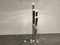 Lámpara de pie vintage de metal cromado de Gaetano Sciolari para Sciolari, años 70, Imagen 6
