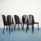 Black Leather Dining Chairs from Zanotta, 1980s, Set of 6, Image 2