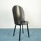 Black Leather Dining Chairs from Zanotta, 1980s, Set of 6 1