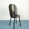 Black Leather Dining Chairs from Zanotta, 1980s, Set of 6, Image 1