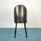 Black Leather Dining Chairs from Zanotta, 1980s, Set of 6 7
