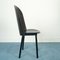 Black Leather Dining Chairs from Zanotta, 1980s, Set of 6 4