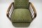 Mid-Century Green Lounge Chair with Armrests, 1950s, Image 8