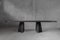 Mesa de comedor Ad negra de roble esculpida a mano de Arno Declercq, Imagen 6