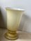 Lampada da tavolo in vetro di Murano giallo, anni '70, Immagine 1