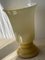 Lampe de Bureau en Forme de Cloche Murano Jaune, 1970s 3
