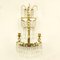 19th Century Swedish Gustavian Brass & Cut-Glass Sconces, Set of 2 2