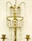 19th Century Swedish Gustavian Brass & Cut-Glass Sconces, Set of 2 7