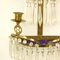 19th Century Swedish Gustavian Brass & Cut-Glass Sconces, Set of 2 6