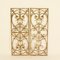 18th Century Louis XVI Wrought Iron Fence Elements or Window Grills, Set of 2 2