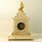 Large 18th Century Louis XVI White Marble Mantel Clock Representing Athena 6