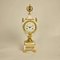 Louis XVI White Marble and Gilt-Bronze Mantel Clock 2