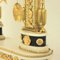 Late-18th Century Louis XVI Carrara and Black Marble Ormolu Portico Mantle Clock 3