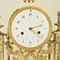 Horloge Portiforme Louis XVI en Carrare et en Ferior Noir de la fin du 18ème Siècle 2