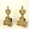 Regency Style Brass Andirons or Firedogs, Set of 2 8