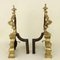 Regency Style Brass Andirons or Firedogs, Set of 2 7