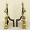 Regency Style Brass Andirons or Firedogs, Set of 2, Image 7