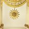 French Empire Alabaster Portico Clock with Ormolu Mounts 5