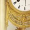 Horloge Portico en Albâtre avec Supports en Or Poli, France 4