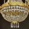 Empire Style Basket Chandeliers, Set of 2 6