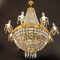 Empire Style Basket Chandeliers, Set of 2 7