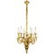 Louis XVI Style Gilt Bronze Chandelier Attributed to Beurdeley Maison 1