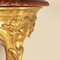 Mesa consola italiana estilo Louis XV de madera dorada, Imagen 4